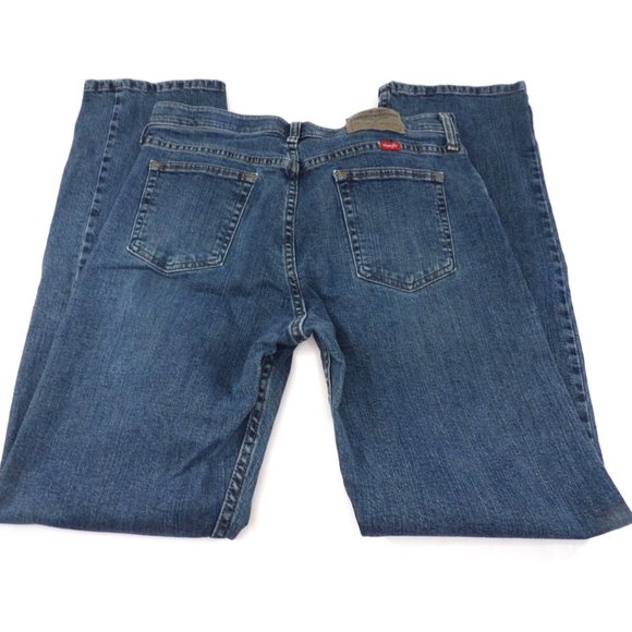 Men's Wrangler Washed Denim Jeans 5 Pocket 30 X 32 preowned - Picture 3 of 4